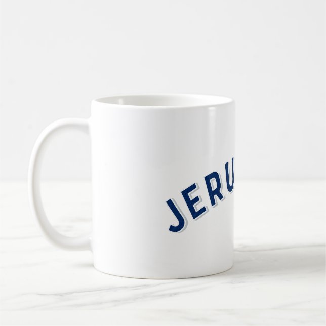 Jerusalem Isreal Coffee Mug (Left)