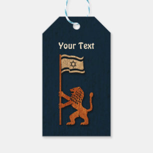 Jerusalem Lion With Flag Gift Tags