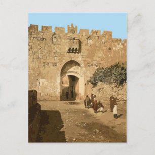 Jerusalem - Lions' Gate Postcard