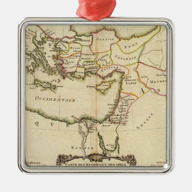 Jerusalem Metal Ornament (Front)