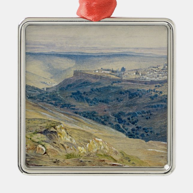 Jerusalem Metal Tree Decoration (Front)