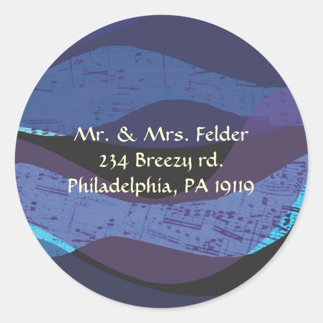 Jerusalem Musical Sky  Reply Sticker Seal (Front)