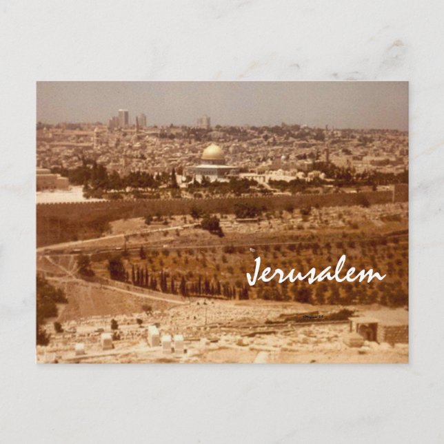 Jerusalem of Gold Postcards (Front)