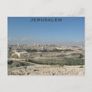 Jerusalem postcard