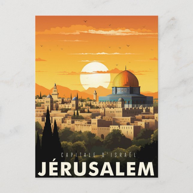 Jerusalem - poster - poster postcard (Front)