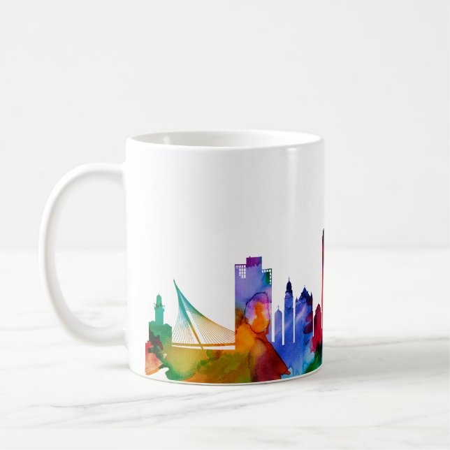 Jerusalem Skyline Coffee Mug (Left)