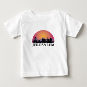 Jerusalem Skyline - Israel Travel Baby T-Shirt