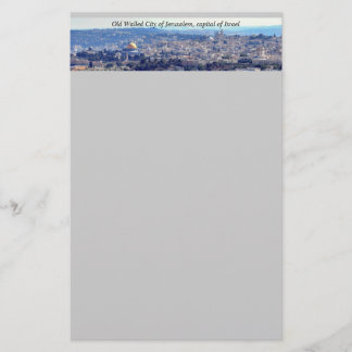 Jerusalem stationary stationery