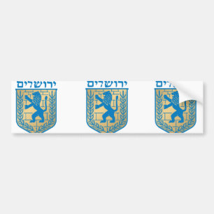 Jerusalem t arms, Italy Bumper Sticker