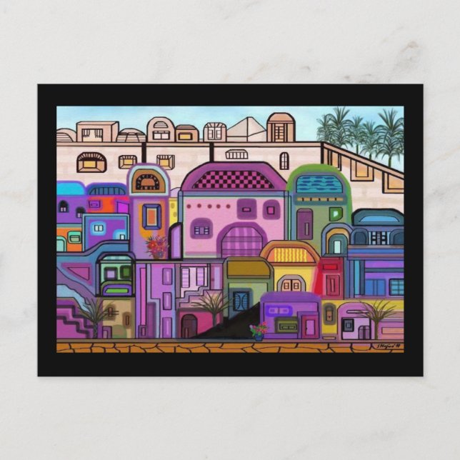 Jerusalem Tapestry Postcard (Front)