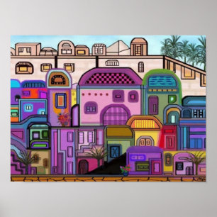 Jerusalem Tapestry Print