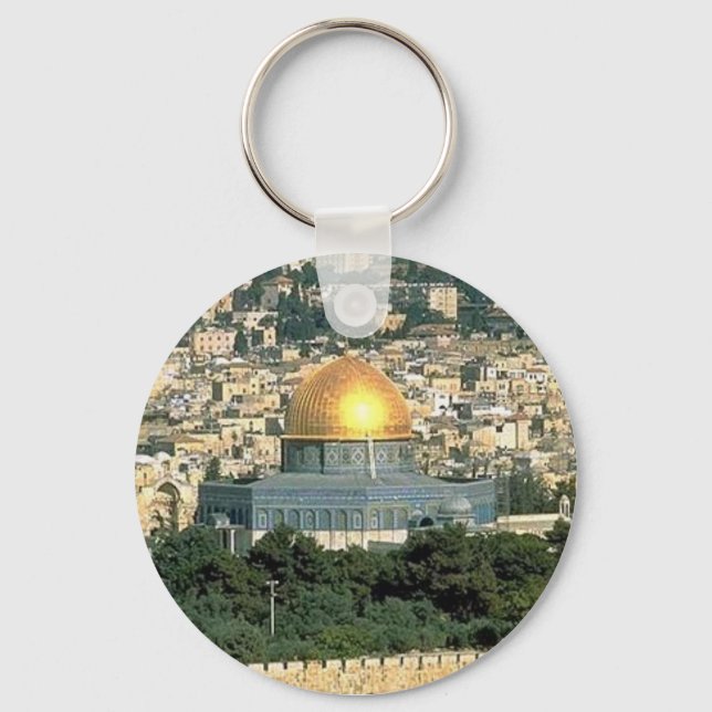 jerusalem, This is a beautiful key chain with a... (Front)