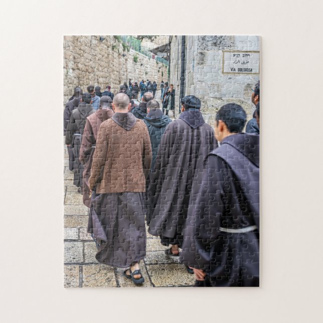 Jerusalem Via Dolorosa puzzle (Vertical)
