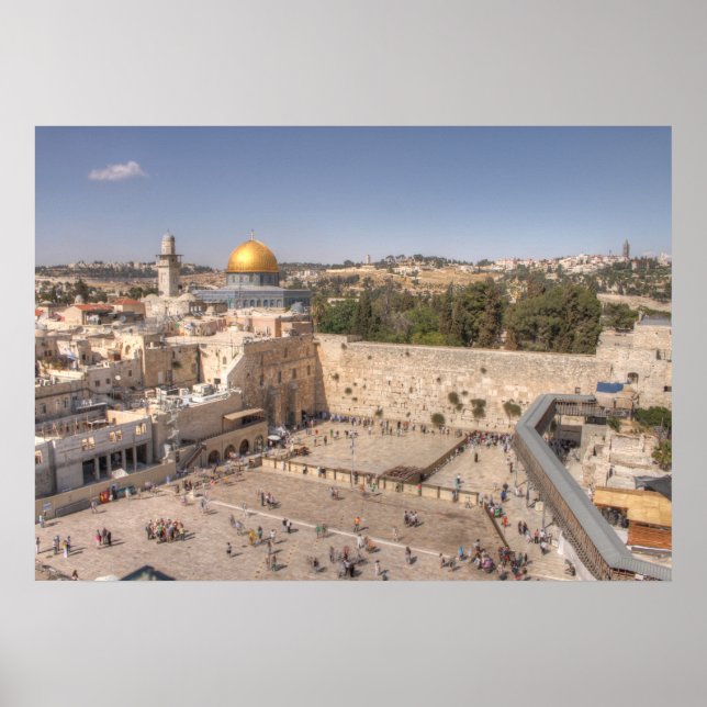 Jerusalem Western Wall Poster (Front)