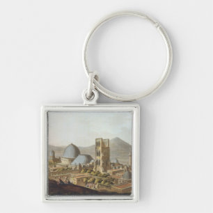 Jerusalem with the Church of the Holy Sepulchre, p Key Ring