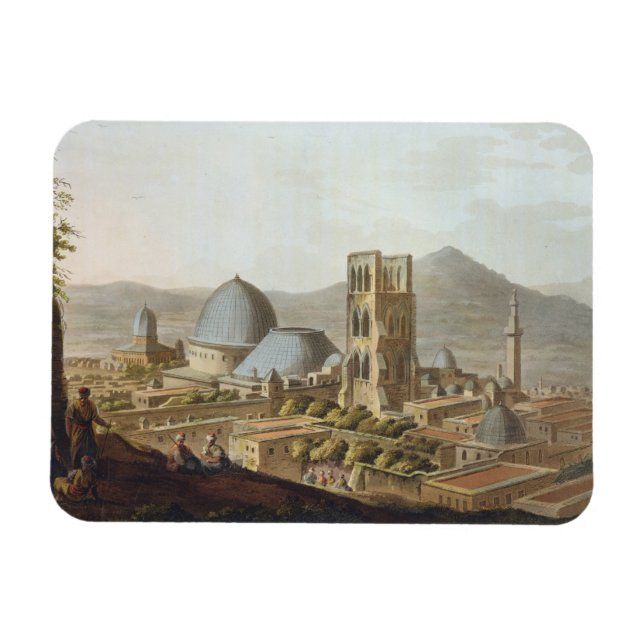 Jerusalem with the Church of the Holy Sepulchre, p Magnet (Horizontal)