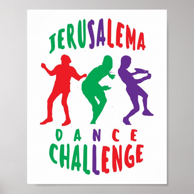 JERUSALEMA DANCE CHALLENGE  POSTER (Front)