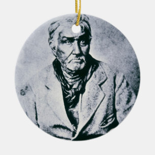 Jesse Chisholm (b/w photo) Ceramic Ornament