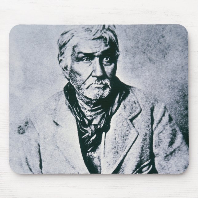 Jesse Chisholm (b/w photo) Mouse Pad (Front)