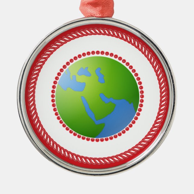 Jesse Globe Ornament (Front)