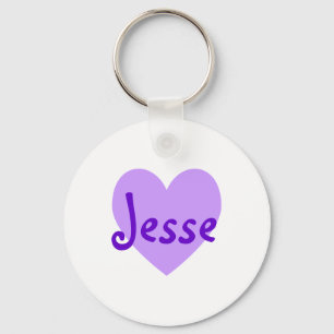 Jesse in Purple Key Ring