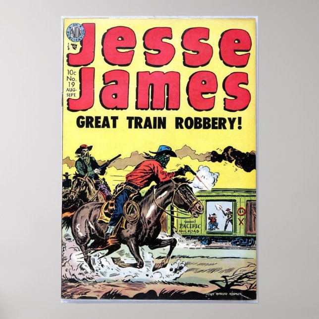 Jesse James Train Robbery Poster (Front)