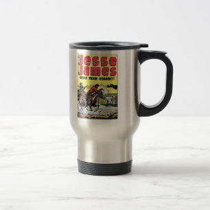 Jesse James Train Robbery Travel Mug