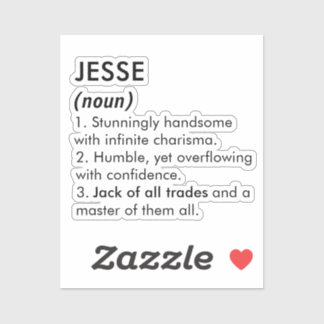 Jesse name, Editable name, Custom name