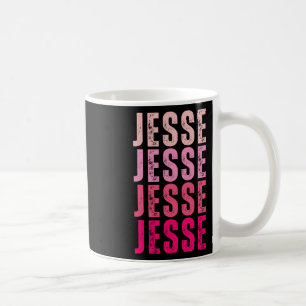 Jesse Personalised Name I Love Jesse Vintage Coffee Mug