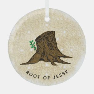 Jesse Tree 'Root of Jesse' Glass Tree Decoration