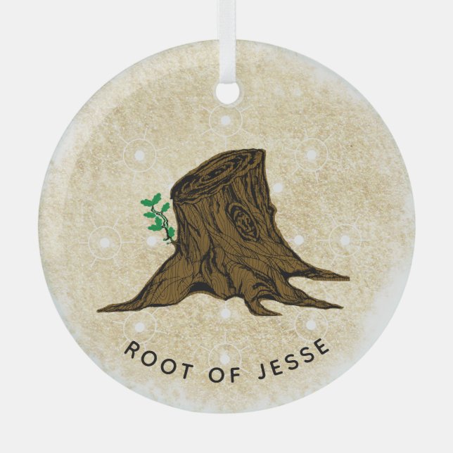 Jesse Tree 'Root of Jesse' Glass Tree Decoration (Front)