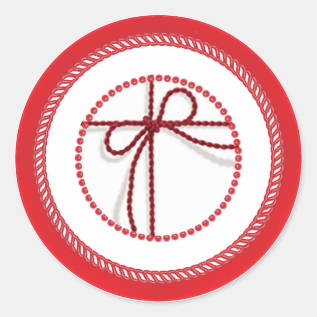 Jesse Tree Scarlet Thread Sticker (Front)