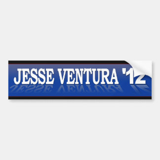 Jesse Ventura '12 Blue Reflection Bumper Sticker