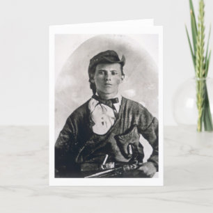 Jesse Woodson James (b/w photo) Card