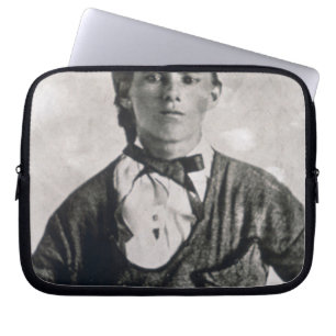 Jesse Woodson James (b/w photo) Laptop Sleeve