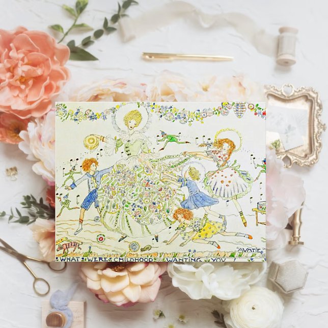 Jessie M. King Dedicated to Auntie Postcard (Creator Uploaded)