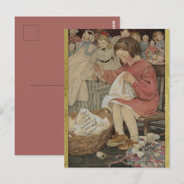 Jessie Wilcox Smith Comment va la Petite Abeille  Postcard (Front/Back)
