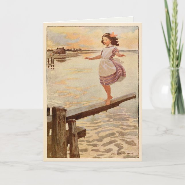 Jessie Willcox Smith Greeting Card Illustration (Front)