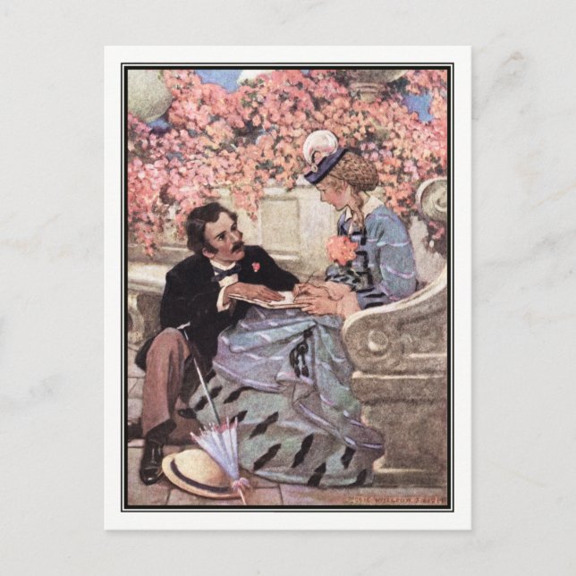 Jessie Willcox Smith - Laurie and Amy Postcard (Front)