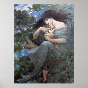 Jessie Willcox Smith - The Great Beech Tree Poster