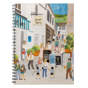 Jessies Dairy in Mousehole Notebook