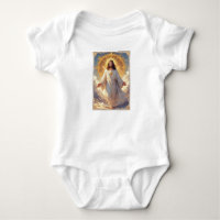 Jessus Ascends Christian Girl's Tee Shirt