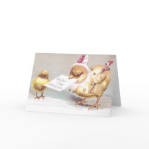 Jester Chick with Marotte Vintage Easter
