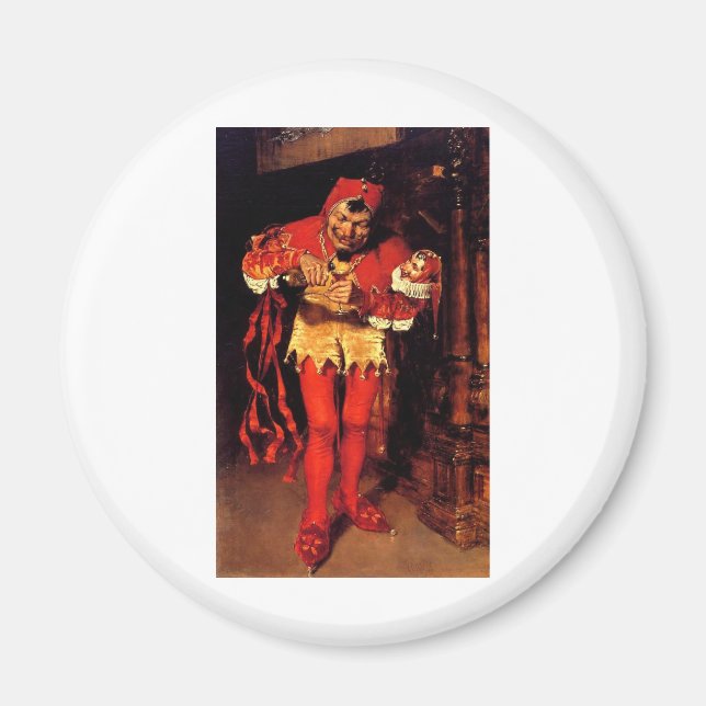 jester-clip-art-2 magnet (Front)