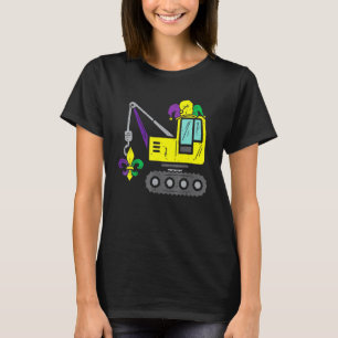 Jester Crane Cute Mardi Gras Boys Kids Toddlers T-Shirt