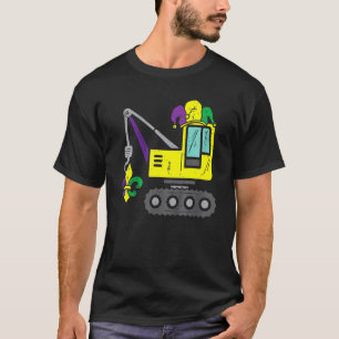 Jester Crane Mardi Gras Cute Boys Kids Toddlers T-Shirt