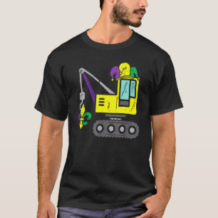 Jester Crane Mardi Gras Cute Boys Kids Toddlers T-Shirt