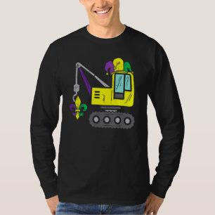 Jester Crane Mardi Gras Cute Boys Kids Toddlers T-Shirt