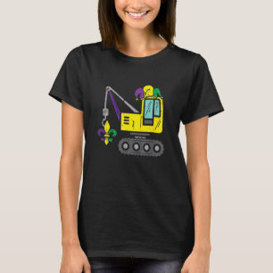 Jester Crane Mardi Gras Cute Boys Toddlers T-Shirt