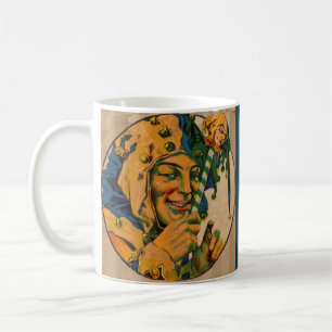 jester from the 1920s coffee mug